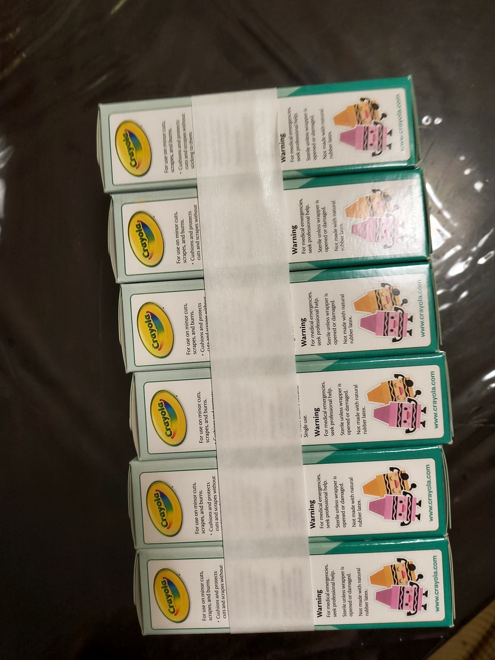 6 Boxes Crayon Bandages